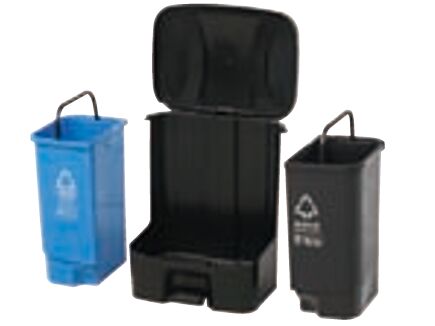 40 liters two-compartment footstep trash can  (YF40L-D)